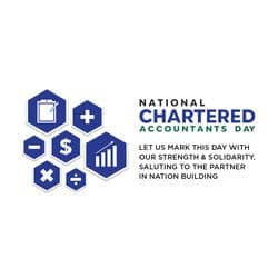 Professional Chartered Accountant Day social media post design