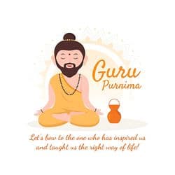 Guru Purnima post with quotes and cultural message