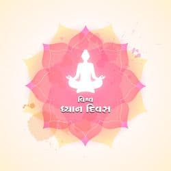 Clean and corporate-friendly meditation post design with office wellness theme by AiFlexa