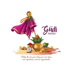 Informative Gudhi Padwa post explaining festival’s history – AiFlexa