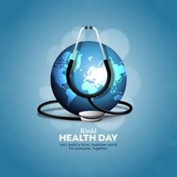 Energetic lifestyle and fitness World Health Day post template – AiFlexa