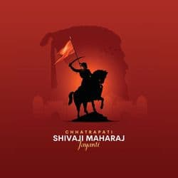 Business promotional post with patriotic Shivaji Jayanti theme – AiFlexa