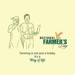 A creative series of posts for Farmers Day featuring rural scenes and farming life by AiFlexa