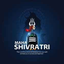 Maha Shivratri business promotion template with festive background – AiFlexa