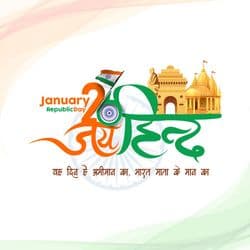 Indian Republic Day tribute post design template – AiFlexa