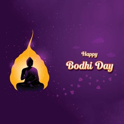 Bodhi Day HD Image | Buddhist Enlightenment Art