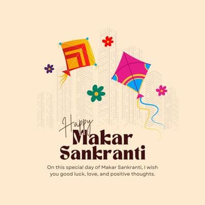 Makar Sankranti traditional cultural festival social media creative