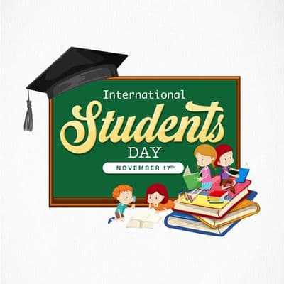 Empowering International Students Day post design template for social media