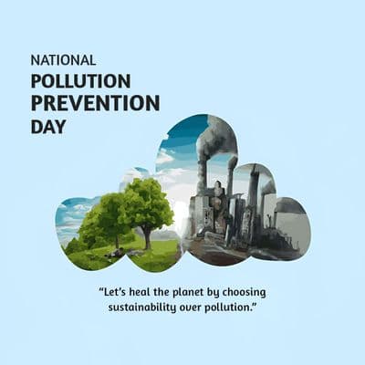 Pollution Prevention Day HD Banner | Save Environment Artwork
