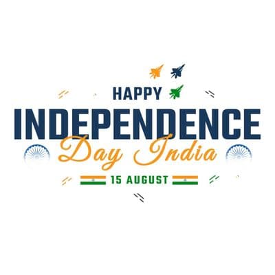 Corporate Indian Independence Day post with logo space and tricolor