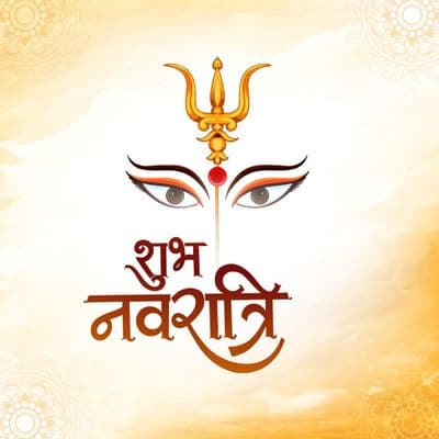 Navaratri festival business promotion social media post design