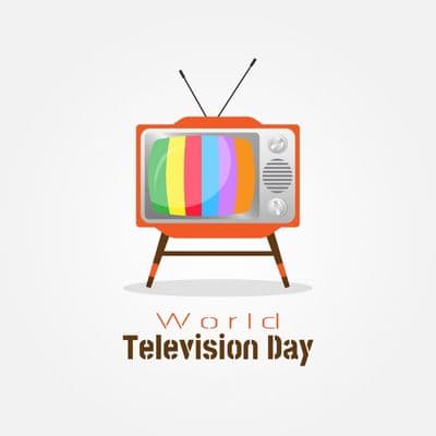 World Television Day tribute post template by AiFlexa