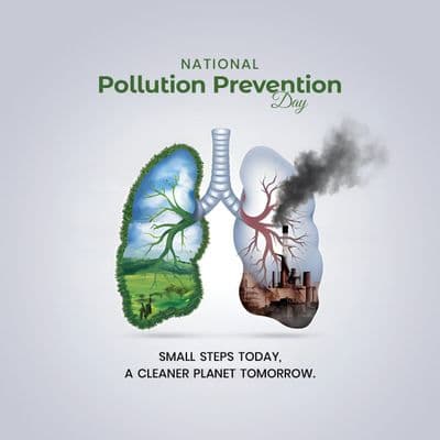 Pollution Prevention Day HD Graphic | Eco-Friendly Awareness Poster