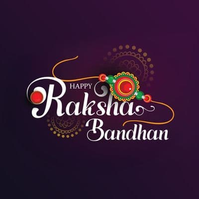 Multilingual Rakhi social media post in Hindi and Gujarati