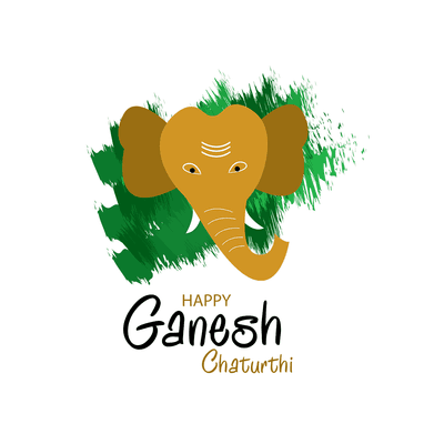 Ganesh Chaturthi festival greeting social media design