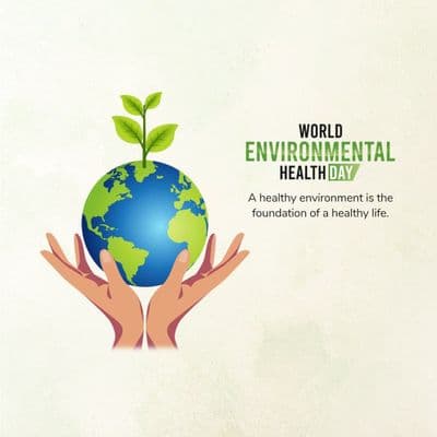 CSR business promotion post design for World Environmental Health Day