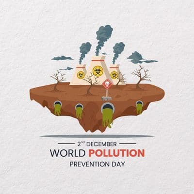 Pollution Prevention Day Infographic | Eco Awareness HD Image