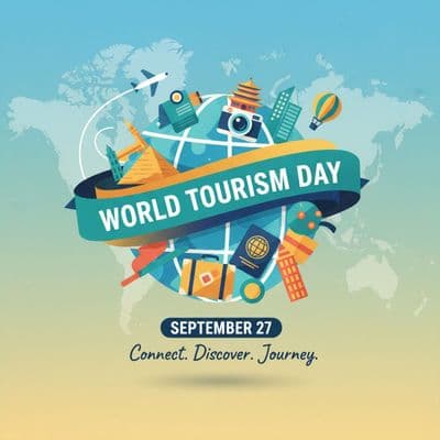 Cultural tourism and heritage celebration social media post design