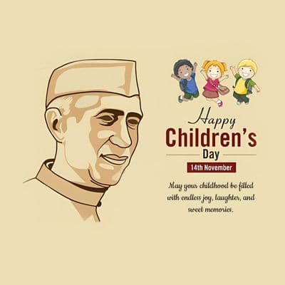 Nehru Jayanti educational awareness social media post template