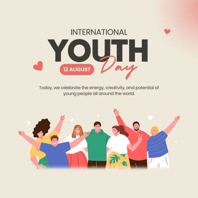 Corporate Youth Day campaign social media design