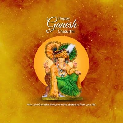 Ganesh Chaturthi festival countdown social media template