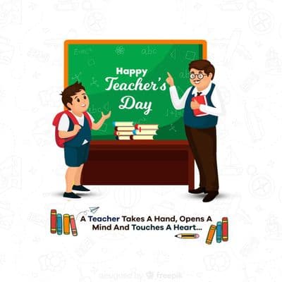 Teachers’ Day school and college celebration post template