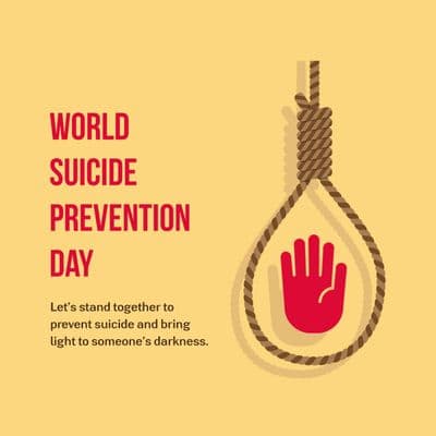World Suicide Prevention Day helpline awareness post template