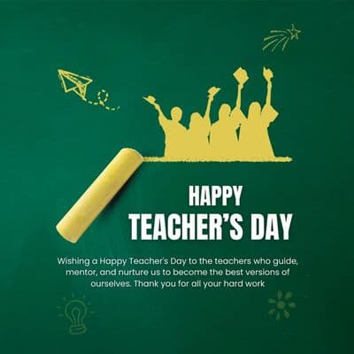 Teachers’ Day cultural and festive style social media post template