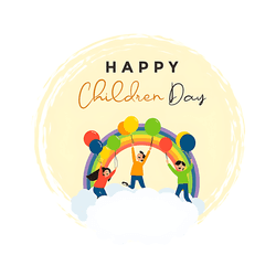 Educational Children’s Day post with kids learning and playful designs