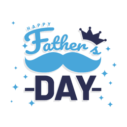 Creative Happy Father’s Day PNG with Tools and Tie Icons