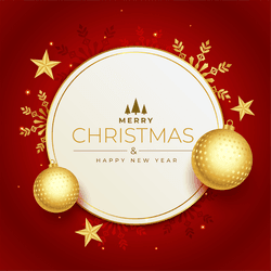 Minimalist Merry Christmas social media post with simple design