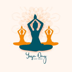 Engaging social media post design for International Day of Yoga