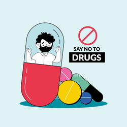Powerful social media post design for drug abuse awareness