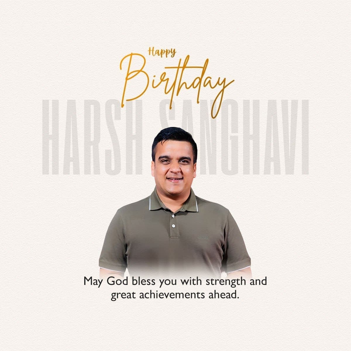 Harsh Sanghvi Birthday