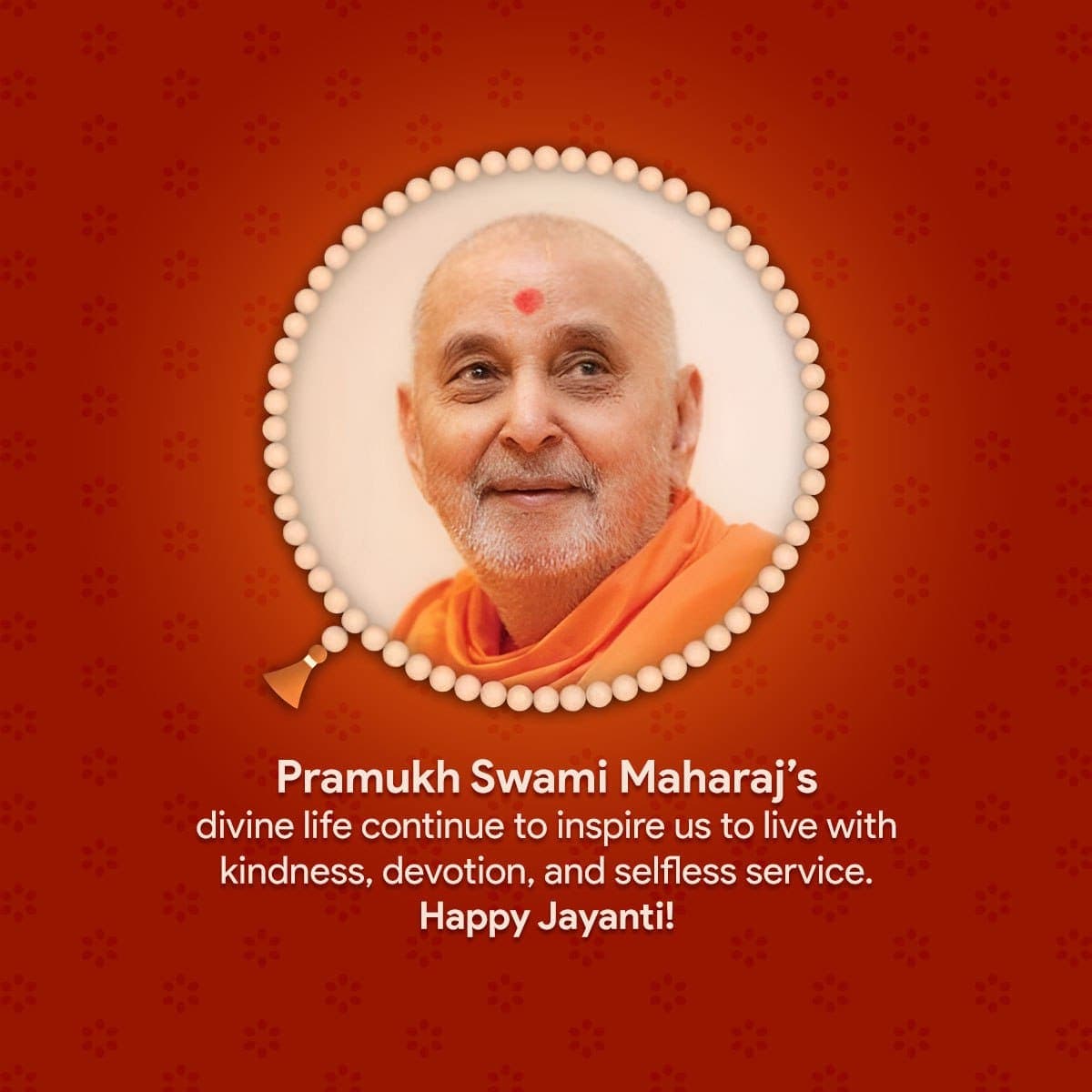 Pramukh Swami Maharaj Jayanti