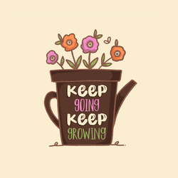 Motivational quotes social media post with bold typography and vibrant background