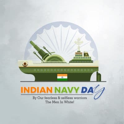Indian Navy Day salute tribute social media patriotic creative