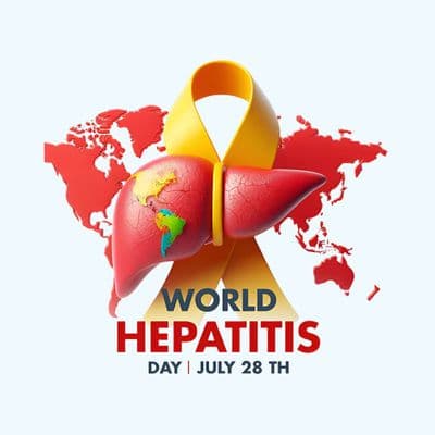Medical-style hepatitis awareness post design for clinics