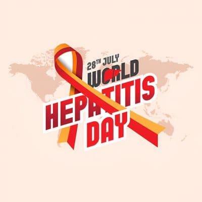 NGO social media post design for World Hepatitis Day awareness campaign