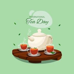 International Tea Day Digital Poster by AiFlexa for Cafes & Brands