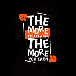 Success motivational quote with vibrant colors and modern fonts